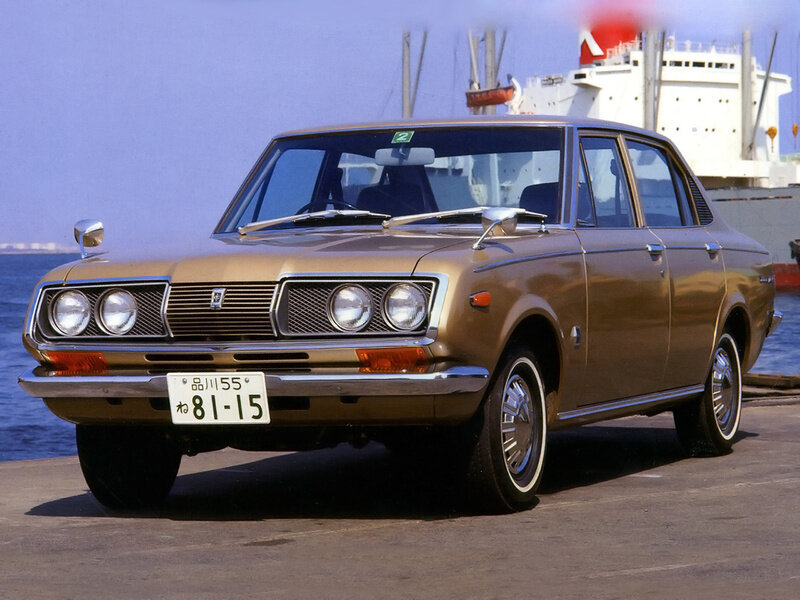 Toyota Mark II (RT61, RT62) 1 поколение, 2-й рестайлинг, седан (02.1971 - 12.1971)